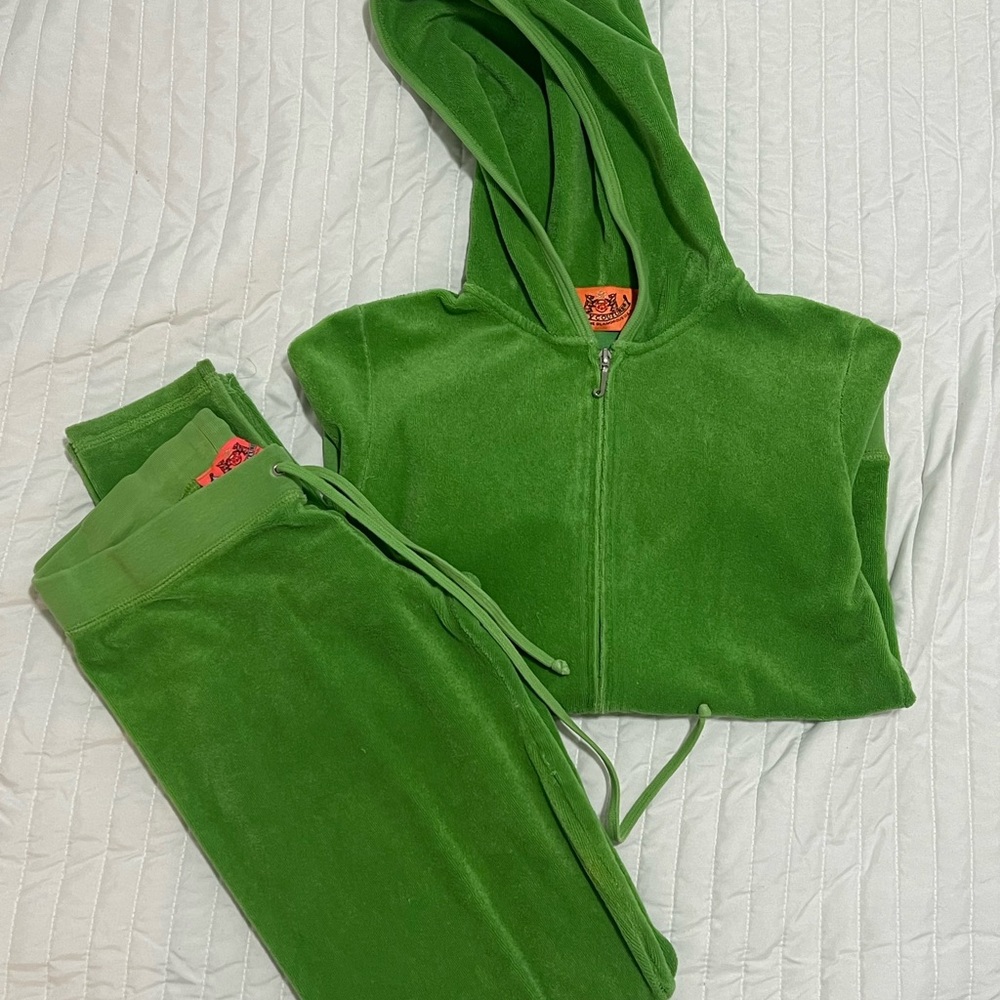 Lime green Juicy tracksuit